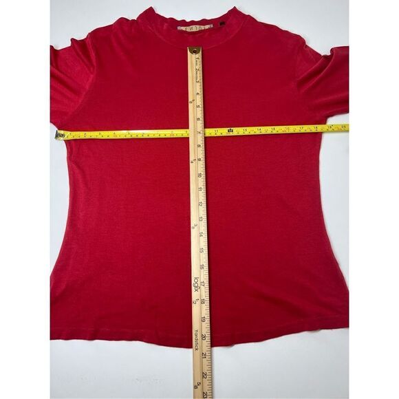 Enjoy Red Long Sleeve T-shirt Size M/ 42 EU - Picture 7 of 10